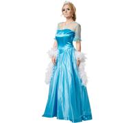 tectake Women's Ice Princess Costume in Blue | Size: XL TECTAKE Blue XL