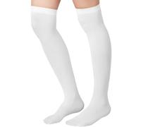 tectake Women's Knee High Socks White TECTAKE White One Size