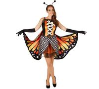 tectake Women's Large Copper Butterfly Costume TECTAKE Multicolor L