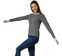 tectake Women's Long-Sleeved Top in Grey | Size: 2XL TECTAKE Grey 2XL