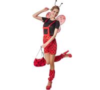 tectake Women's Lucy Ladybird Costume | Size: Medium TECTAKE Multicolor M