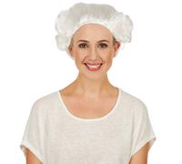 tectake Women's Madame Pompadour Wig White TECTAKE White One Size