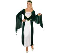 tectake Women's Medieval Princess Costume in Green | Size: Medium TECTAKE Green M