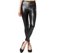 tectake Women's Metallic Leggings in Black | Size: Medium TECTAKE Black M