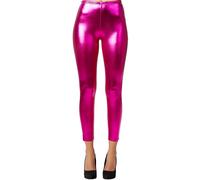 tectake Women's Metallic Leggings in Pink | Size: Small TECTAKE Pink S