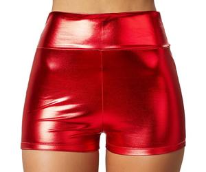 tectake Women's Metallic Shorts in Red | Size: Large TECTAKE Red L
