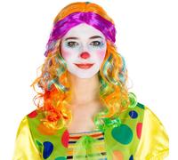 tectake Women's Multicoloured Wig Colourful TECTAKE Multicolor One Size