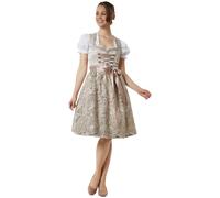 tectake Women's Oktoberfest Costume Ella With German Dirndl & Laced Bodice in Cream | Size: 34 TECTAKE Cream 34
