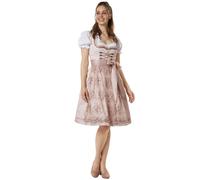 tectake Women's Oktoberfest Costume Hannah With German Dirndl & Laced Bodice in Rose | Size: 40 TECTAKE Rose 40