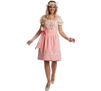 tectake Women's Oktoberfest Mini Dirndl Herrenchiemsee Model 2 in Rose | Size: Medium TECTAKE Rose M
