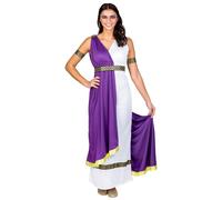 tectake Women's Olympic Goddess Minerva Costume in White | Size: Large TECTAKE White L