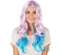 tectake Women's Ombré Pastel Wig Colourful TECTAKE Multicolor One Size