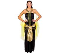 tectake Women's Pharaoh Nefertiti Costume in Black | Size: Large TECTAKE Black L