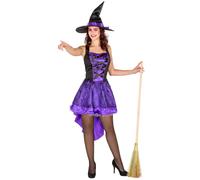 tectake Women's Purple Witch's Costume | Size: Small TECTAKE Purple S