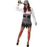 Womens Costume Zombie Pirate Lady Ghost Ship Fancy Dress Carnival Halloween