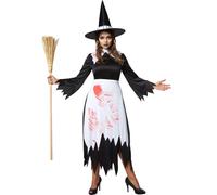 tectake Women's Scary Witch - Halloween Fancy Dress Costume For Women | Size: XL TECTAKE Multicolor XL