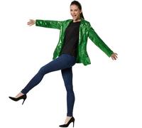 tectake Women's Sequin Jacket in Green | Size: Small TECTAKE Green S