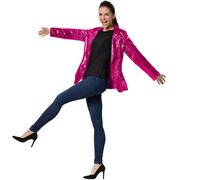 tectake Women's Sequin Jacket in Pink | Size: Medium TECTAKE Pink M