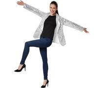 tectake Women's Sequin Jacket in Silver | Size: Large TECTAKE Silver L