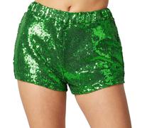 tectake Women's Sequin Shorts in Green | Size: Medium TECTAKE Green M