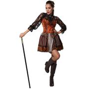 Womens Costume Steampunk Countess Victorian Gothic Sci Fi Fancy Dress Carnival