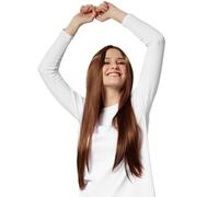 tectake Women's Straight Long-Haired Wig in Brown TECTAKE Brown One Size