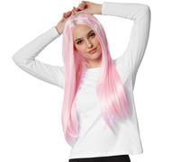 tectake Women's Straight Long-Haired Wig in Rose TECTAKE Rose One Size