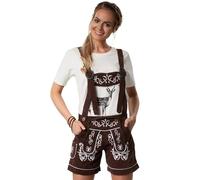 tectake Women's Weißensee Lederhosen in Brown | Size: Medium TECTAKE Brown M