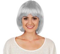 Women’s Wig Bob Halloween Fancy Dress Outfit Costume - different colours