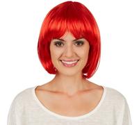 Women’s Wig Bob Halloween Fancy Dress Outfit Costume - different colours