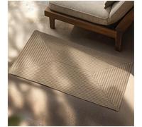 TecTake® Woven Jute Rug in Cosy Boho Style, Area Rug in Durable Jute & Polyester Blend, Non-Stretch, Allergy-Friendly & Low-Maintenance Carpet, Ideal Living Room, Hallway & Bedroom Rug - 60 x 90 cm