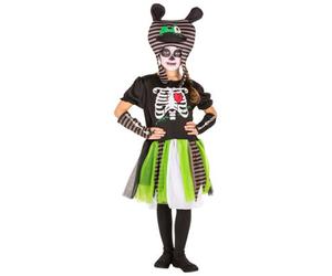 Tectake Zombie Skeleton Costume 300006 - Black 128 (8-10Y)