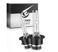 TECTICO D2S Xenon Bulbs 35W 6000K Diamond White +300% Ultra Bright Bi HID Conversion Kit Xenarc Headlight Upgrade Bulb, 2 Lamps