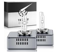 TECTICO D5S Xenon Bulb 12V 25W HID Headlight 6000K White, High Low Beam Ultra Bright Car Replacement, Pack of 2