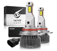 TECTICO Hir2 9012 LED Headlight Bulbs 12V 80W 12000LM Ultra Bright 6000K Cool White Canbus Perfect Auto Upgrade Kit, 2 Lamps