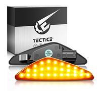 TECTICO LED Dynamic Side Indicator Amber Yellow Super Bright Canbus Sequential Repeater Lights Compatible with BMW X3 F25 X5 E70 X6 E71 E72, 2 Lamps