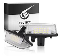TECTICO LED Rear Number Plate Bulb SMD Bright White Canbus License Plate Lights Compatible with Toyota Corolla Krone Noah Vios Previa Mark Krone S180, 2 Lamps