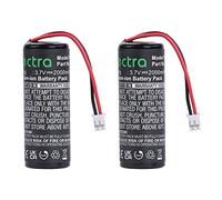 Tectra 2-Pack LIS1441, LIP1450 Battery Compatible with Sony PS3 PlayStation 3 Move Motion Controller CECH-ZCM1E, CECH-ZCM1U