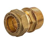 Tecuro Brass Compression Connector Einschraubver Chraubung with Cyl. Thread 18 mm x 3/4 "