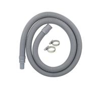Tecuro Drain hose extension 1 m (suitable for washing machine hose / dishwasher hose), grey