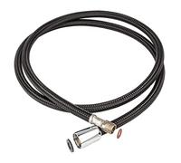 Tecuro Kitchen Shower Hose M15/1 x 1/2 Cone Nut x 150 cm Nylon Black
