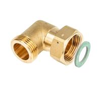 tecuro MS-blank CW617N Angle 90°, 1 Inch Male Thread x Union Nut 1 Inch (Flat Sealing)