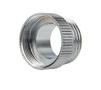tecuro | Tap Connector Adapter Adaptor Transition Piece | for Tap Spouts | AG 1/2 to Female Thread M22 x 1 | Brass | Chrome | 4699111