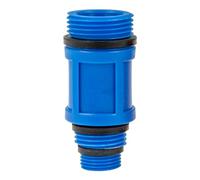 tecuro Universal Construction Plug for 3/8-1/2 and 3/4 Inch Plastic Blue