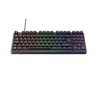 Tecware Phantom+ 88-Key UK Layout RGB Mechanical BlackGaming Keyboard - Wraith Brown Switch Tactile 50G - TWKB-P88PZT-WBRUK
