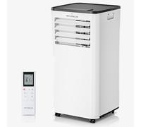 TECXERLLON 10000 BTU 4-in-1 Quiet Portable Air Conditioner with Cooling, Dehumidifier, Fan and Sleep Modes, 2 Speeds, Auto Swing, Cools up to 480