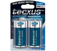 Tecxus Alkaline Maximum D/LR20 Batteries - 2 pcs