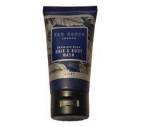 Ted B Sterling Blue Hair & Body Wash, 50 ml | Marine & Cardamom Scent, Travel Size, 2-in-1 Formula, Musk Notes, Made in the UK