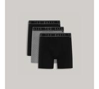 Ted Baker Mens 3-pack Cotton Boxer Briefs, Black/Micron/Black, M UK