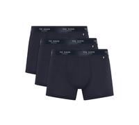 Ted Baker Mens Trunks, Cotton, 3-Pack, (TBB02), Navy, M